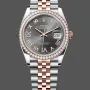 Rolex Datejust 36 Unisex 126281RBR Replica - Quadrante Cioccolato Lunetta con Diamanti