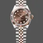 Rolex Datejust 28 Unisex 279171 Replica - Quadrante Marrone Lunetta Scanalata