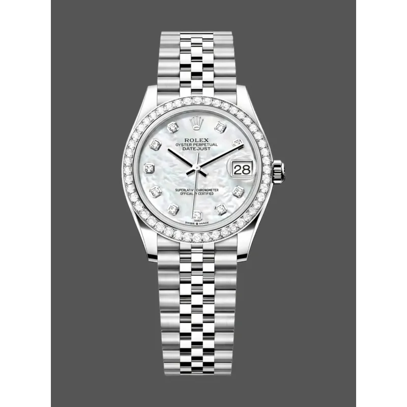 Rolex Datejust 31 Unisex 278384RBR Replica - Quadrante Madreperla Lunetta con Diamanti