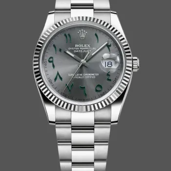 Rolex Datejust Unisex 126234 Replica - Quadrante Grigio Lunetta Scanalata