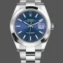 Rolex Datejust 126300 Replica - Quadrante Blu Lunetta Scanalata