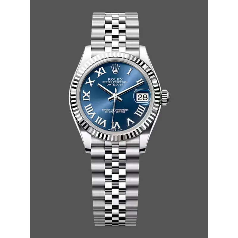 Rolex Datejust Unisex 278274 Replica - Quadrante Blu Lunetta Scanalata