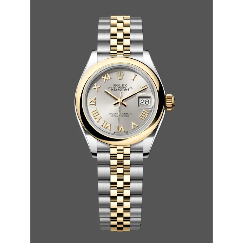 Rolex Lady-Datejust Unisex 279163 Replica - Quadrante Argento Bracciale Jubilee