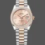Rolex Lady-Datejust 28 Unisex 279381RBR Replica - Quadrante Rosa Lunetta con Diamanti
