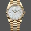Rolex Day-Date 40 228238 Replica - Quadrante Madreperla Lunetta Scanalata