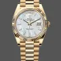 Rolex Day-Date 40 228238 Replica - Quadrante Madreperla Lunetta Scanalata