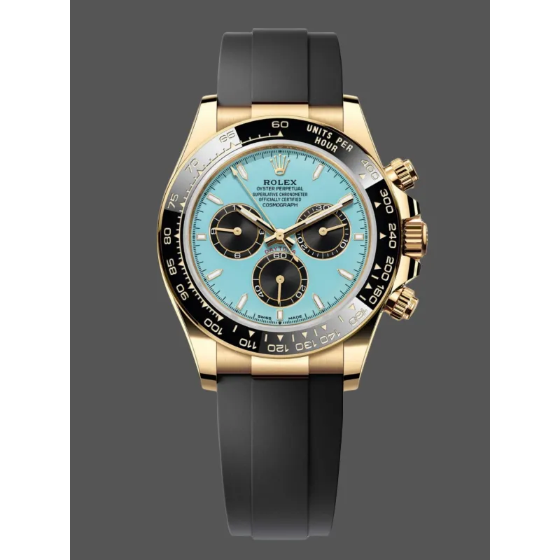 Rolex Cosmograph Daytona 126518LN Replica - Quadrante Blu Ghiaccio Lunetta Tachimetrica