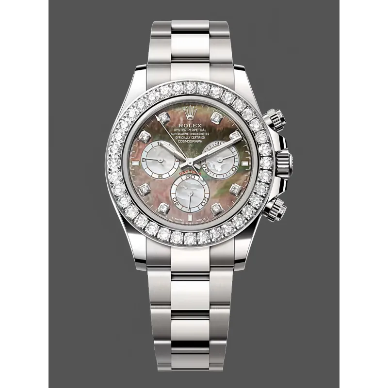 Rolex Daytona 126579RBR Replica - Quadrante Madreperla Lunetta con Diamanti