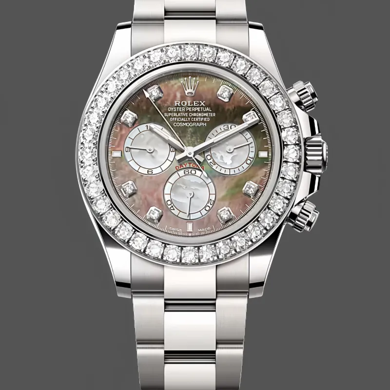 Rolex Daytona 126579RBR Replica - Quadrante Madreperla Lunetta con Diamanti