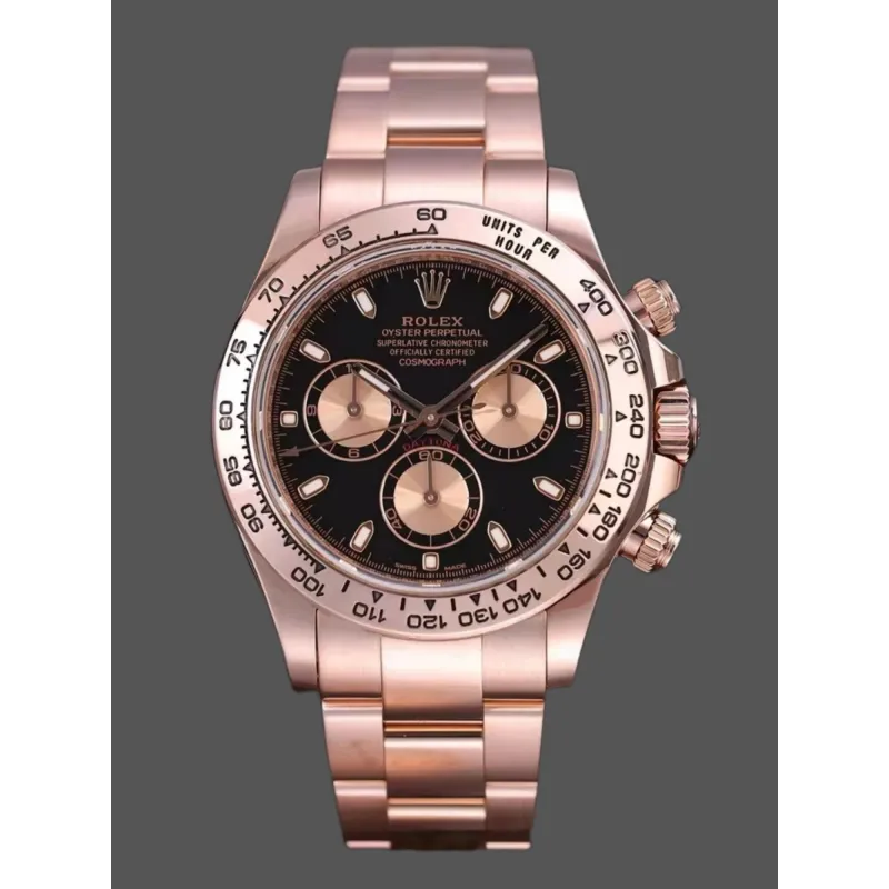 Rolex Daytona Reverse Panda 116505 Replica - Quadrante Nero Bracciale Oyster