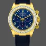 Rolex Daytona 116518 Replica - Quadrante Blu Lunetta con Diamanti