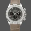 Rolex Daytona Diamond 116519 Replica - Quadrante Rodio Lunetta con Diamanti