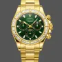 Rolex Daytona 116568BR Replica - Quadrante Verde Lunetta con Diamanti