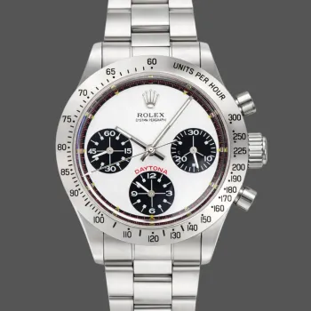 Rolex Daytona Vintage Unisex Paul Newman 6239 Replica - Quadrante Nero Lunetta Tachimetrica