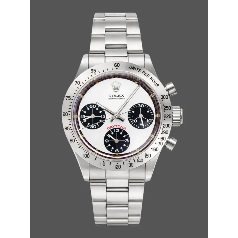 Rolex Daytona Vintage Unisex Paul Newman 6239 Replica - Quadrante Nero Lunetta Tachimetrica