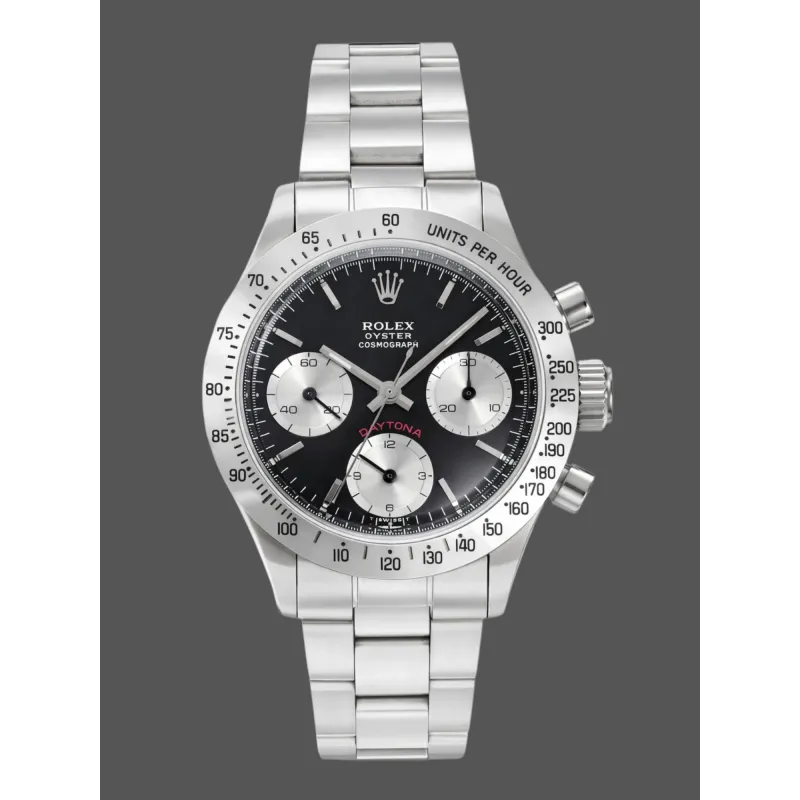 Rolex Daytona Paul Newman 6265 Replica - Quadrante Nero Bracciale Oyster