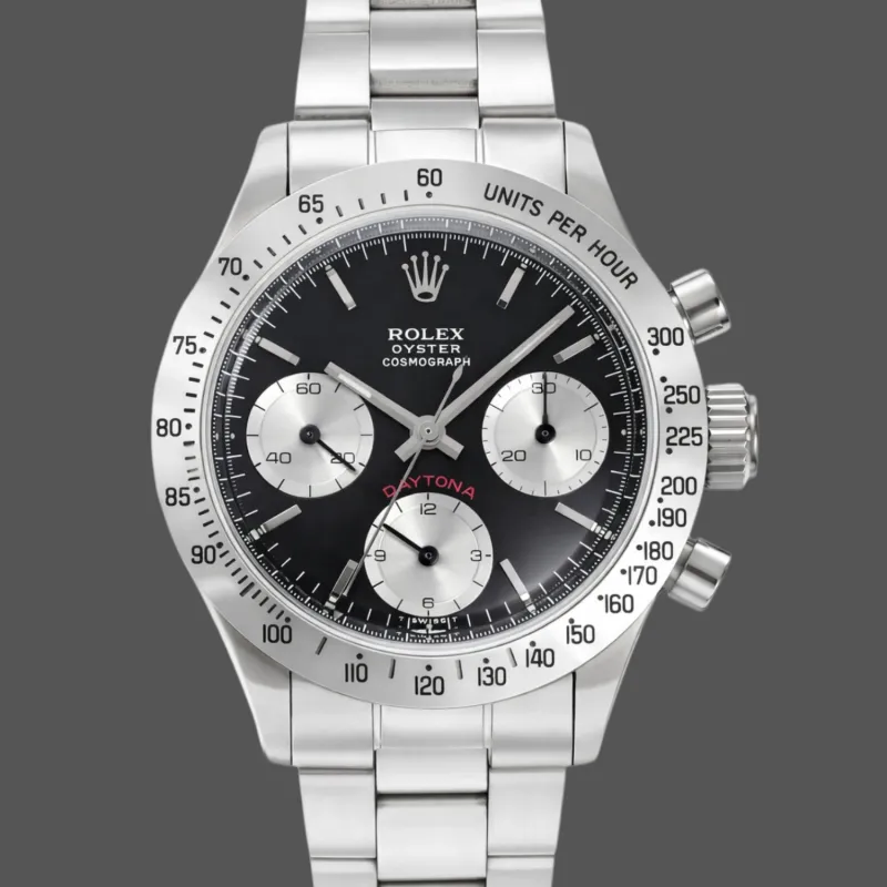 Rolex Daytona Paul Newman 6265 Replica - Quadrante Nero Bracciale Oyster
