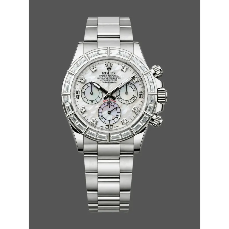 Rolex Daytona Cosmograph 116589BR Replica - Quadrante Madreperla Lunetta con Diamanti