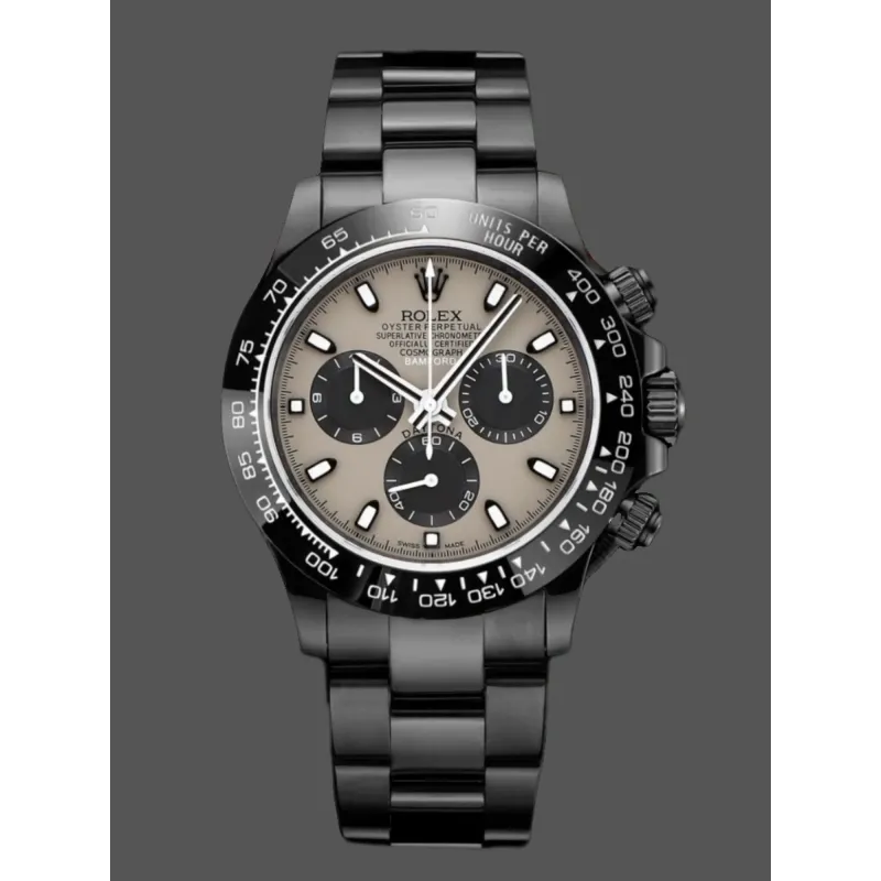 Rolex Daytona CUSTOMIZED Replica - Quadrante Grigio Bracciale Oyster