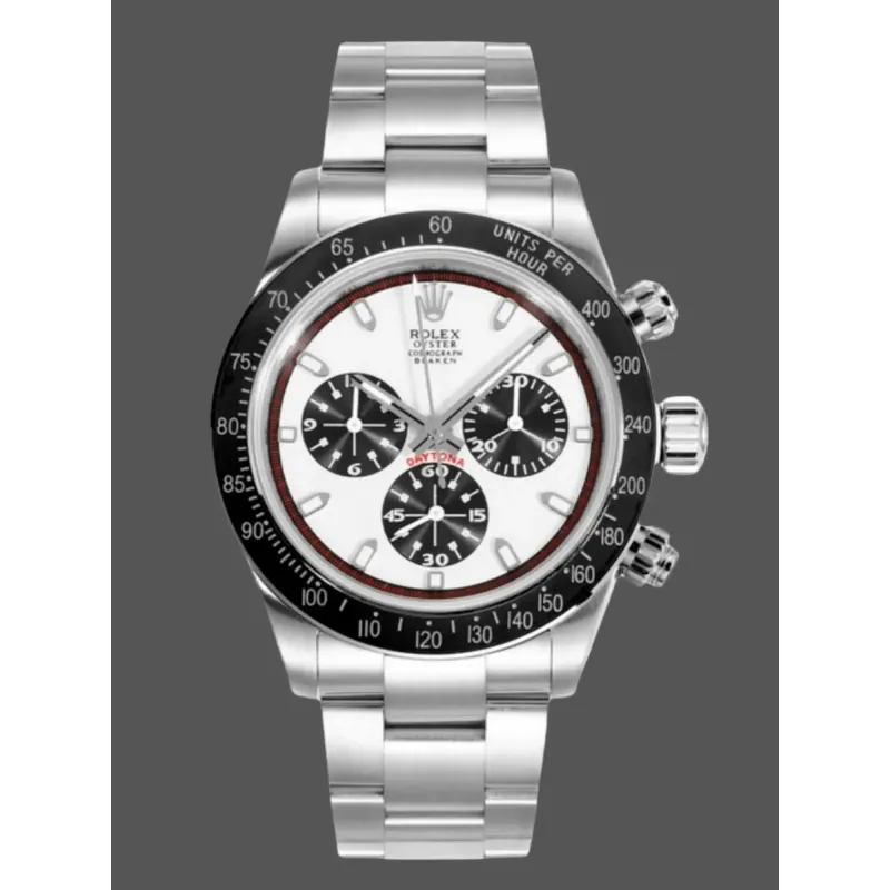 Rolex Daytona Big Red 6263 Replica - Quadrante Bianco Bracciale Oyster