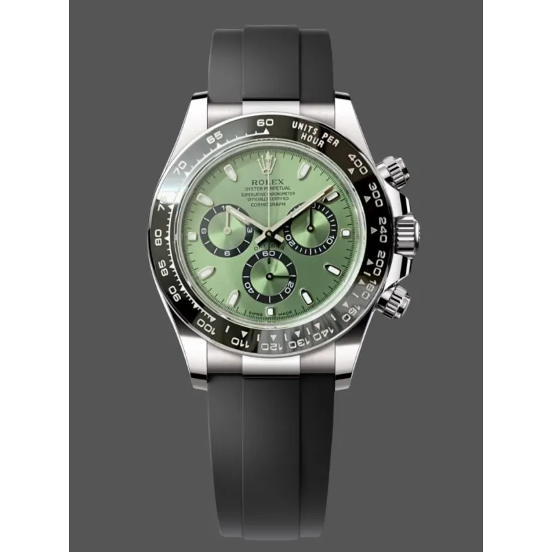 Rolex Daytona Platona 126506 Replica - Quadrante Verde Acciaio Inossidabile
