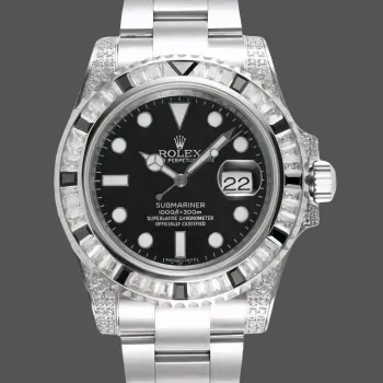 Rolex Submariner Hulk 116610 Replica - Quadrante Nero Lunetta Scanalata