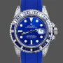 Rolex Submariner Hulk 116610 Replica - Quadrante Blu Lunetta Scanalata