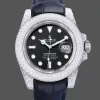 Rolex Submariner Hulk 116610 Replica - Quadrante Nero Lunetta con Diamanti