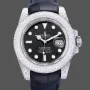 Rolex Submariner Hulk 116610 Replica - Quadrante Nero Lunetta con Diamanti
