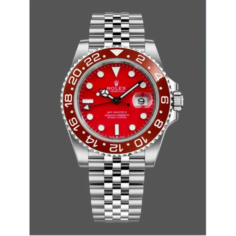 Rolex GMT-Master II 126710 RED EDITION Replica - Quadrante Rosso Bracciale Jubilee