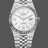 Rolex Land-Dweller 40 127334 Replica - Quadrante Argento Lunetta Scanalata