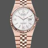 Rolex Land-Dweller Unisex 127235 Replica - Quadrante Argento Lunetta Scanalata