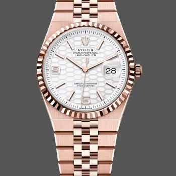 Rolex Land-Dweller Unisex 127235 Replica - Quadrante Argento Lunetta Scanalata