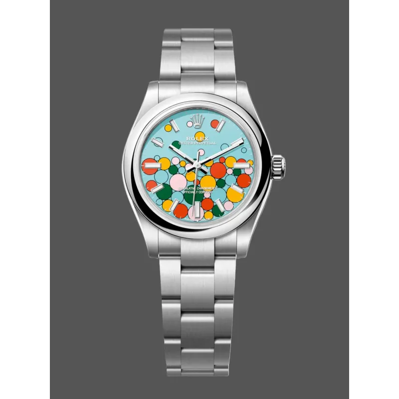Rolex Oyster Perpetual 31 Celebration Donna 277200 Replica - Quadrante Turchese Bracciale Oyster