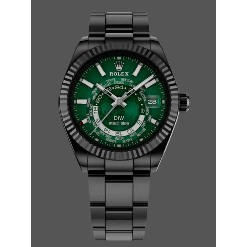Rolex Sky-Dweller 326934 Replica - Quadrante Verde Bracciale Oyster