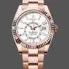 Rolex Sky-Dweller 336935 Replica - Quadrante Bianco Acciaio Inossidabile