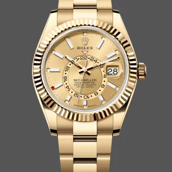 Rolex Sky-Dweller 336938 Replica - Quadrante Champagne Bicolore