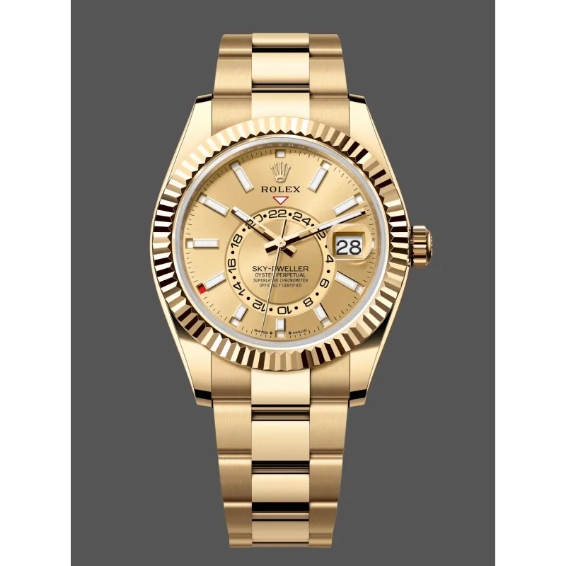 Rolex Sky-Dweller 336938 Replica - Quadrante Champagne Bicolore