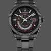 Rolex Sky-Dweller CUSTOMIZED Replica - Quadrante Nero Acciaio Inossidabile
