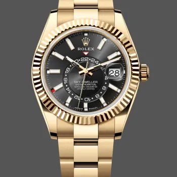 Rolex Sky-Dweller 336938 Replica - Quadrante Nero Bicolore