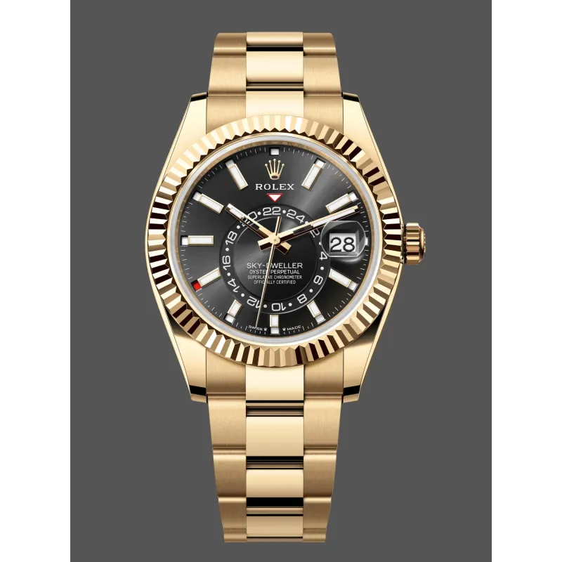 Rolex Sky-Dweller 336938 Replica - Quadrante Nero Bicolore