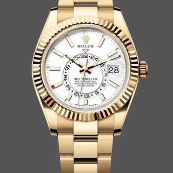 Rolex Sky-Dweller 336938 Replica - Quadrante Bianco Bicolore