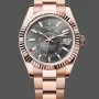 Rolex Sky-Dweller s 336935 Replica - Quadrante Grigio Ardesia Acciaio Inossidabile