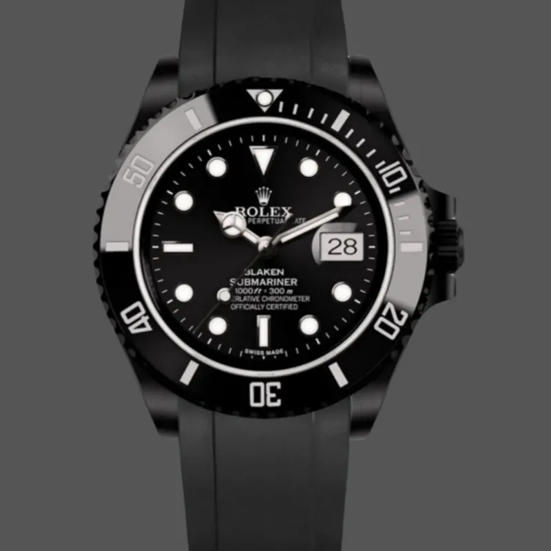 Rolex Submariner Hulk 116610 Replica - Quadrante Nero Lunetta Scanalata