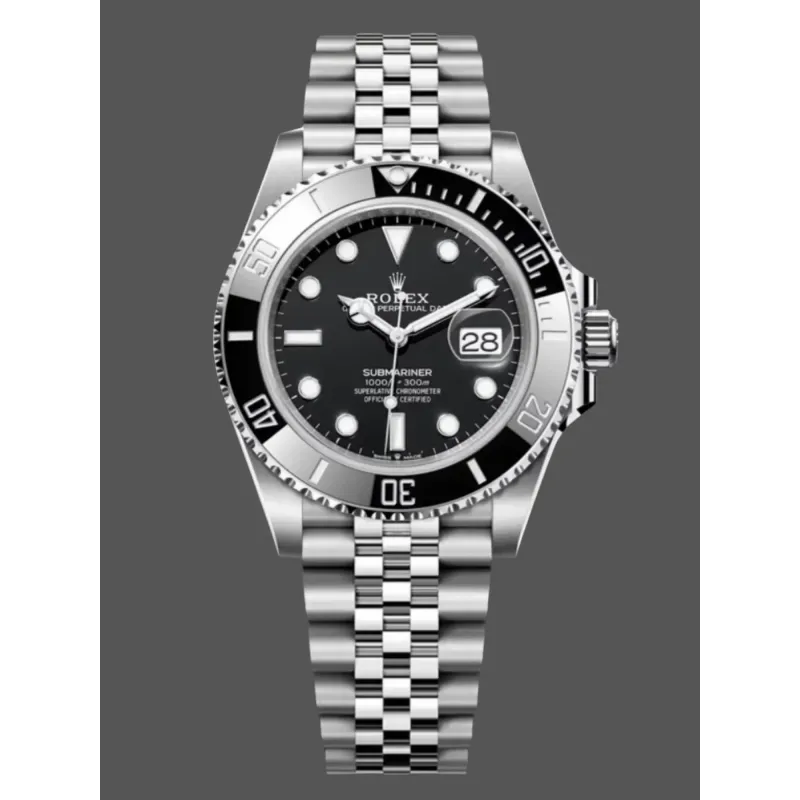 Rolex Submariner Hulk 116610 Replica - Quadrante Nero Lunetta Scanalata