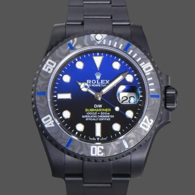 Rolex Submariner Hulk 116610 Replica - Quadrante Nero Lunetta Scanalata