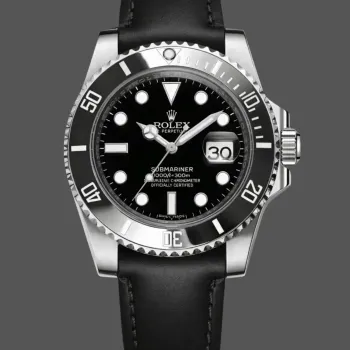 Rolex Submariner Date 116610LN Replica - Quadrante Nero Cinturino in Pelle
