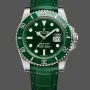 Rolex Submariner Date Hulk 116610LV Replica - Quadrante Verde Cinturino in Pelle