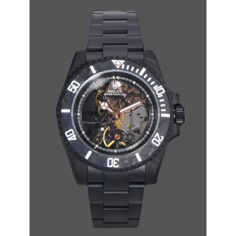 Rolex Submariner 114060 Replica - Lunetta Scanalata Bracciale Oyster