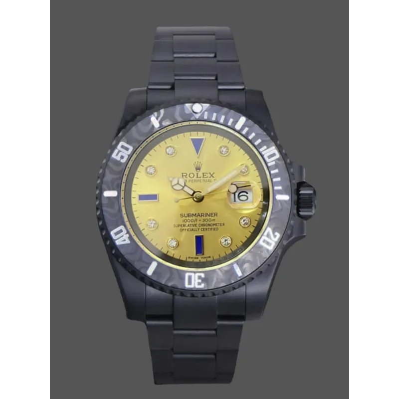 Rolex Submariner Hulk 116610 Replica - Quadrante Champagne Lunetta Scanalata
